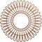 Ekena Millwork Cornelius Wood Fretwork Pierced Ceiling Medallion, Wood (Paint Grade), 32"OD x 11 7/8"ID x 3/8"T CMWP32X0375CRMF - alternate 1